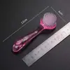 Pincel para Uñas Pincel para Polvo Cabeza Redonda con Tapa Pincel Grande para Uñas Pincel de Cuerno Pincel Limpiador de Polvo Cerdas Suaves Pincel de Tubo