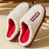 Pantuflas de Felpa de Algodón para Mujer, Pantuflas Cálidas de Invierno para el Hogar para Parejas, Pantuflas Postparto, Pantuflas Gruesas Antideslizantes para Hombre al por Mayor