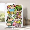 Cobertor de Ar Condicionado de Verão Crayon Shin-Chan Cobertor Espesso de Flanela Desenho Animado Infantil Cobertor de Sesta para Escritório para Todas as Estações