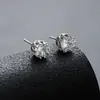 Pendientes Transfronterizos para Hombre, Estrella de Ocho Puntas con Circonita, Lujo Ligero, Sensación de Alta Gama, Versátiles, Pendientes de Nuevo Estilo para Mujer, Sencillos y de Nicho