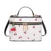 Bolsa feminina casual estampada estilo coreano, nova coleção outono 2026, apresentando um design fresco e artístico, uma bolsa de ombro moderna e simples, e uma bolsa transversal ou de ombro estilosa