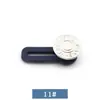 Hebilla de Cintura Expandible Botones sin Clavos Metálicos Extraíbles Extensión de Cintura para Pantalones de Mezclilla Pequeño Cambiado Botones Telescópicos Ajustables
