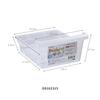 Cesta de almacenamiento para refrigerador importada NAKAYA, cesta para refrigerios de escritorio, cesta de almacenamiento de plástico apilable para gabinete de baño