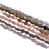 Amatista Lavanda Natural Ojo de Tigre Ágata de Fuente de Sal Huevo con Forma Grava de Superficie Producto Semi-terminado Cuentas Accesorios Diy Cuentas