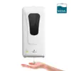 Dispensador de Sabonete Líquido para Mãos sem Toque Montado na Parede 900ml Máquina Automática de Spray Sanitizante em Espuma para Banheiro Comercial e Mãos Públicas