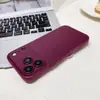 Adecuado para iPhone 18 Pro Max, funda de teléfono mate, color sólido, simple, ultrafina, cubierta protectora suave de cobertura total para Apple 17