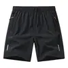 Pantalones Cortos de Seda Helada de Secado Rápido para Hombre 2026, Pantalones de Cinco Puntos, Pantalones de Playa, Pantalones Casuales, Pantalones Deportivos, Cintura Elástica para Hombre con Tiras Reflectantes