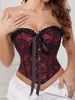 Fábrica de Origen Transfronterizo Tribunal Corsé Espina de Pescado Ropa Exterior Moldeador Corporal Reductor de Cintura Moldeador Superior OEM ODM Personalizado