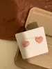 Brincos Acrílicos Coloridos de Amor Estilo Japonês e Coreano Doces Ins Minimalistas