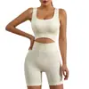 Roupa íntima esportiva feminina à prova de choque anti-flacidez Running Gather Yoga Vest Sem anel de aço Beauty Back Fitness Bra Set