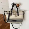 Bolsa de Mão Color Block de Grande Capacidade Transfronteiriça 2026 Nova Moda Bolsa Transversal Bolsa de Ombro Texturizada para o Dia a Dia Bolsa Dumpling