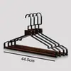 Metal Hierro Madera Haya Percha para Ropa Colgar Ropa Anti-caída Percha para Traje Sin Costuras Anti-hombro Esquina Percha para Ropa Almacenamiento Diseño Anti-caída