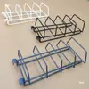 Estante para tazones, escurreplatos, accesorios de estante de supermercado engrosados, estante de almacenamiento, estante para tablas de cortar, estante para platos, gancho, estante colgante multifuncional