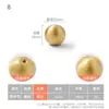 Maçaneta de Bola Estilo Francês Cor Creme para Porta de Armário Maçaneta de Latão Luxo Leve Japonês Botão de Gaveta de Armário Sapateira Maçaneta Pequena