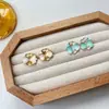 Pendientes de Plata de Ley S925 con Esmalte de Goteo Geométricos de Pétalo para Mujer Nicho de Lujo de Gama Alta Accesible Elegantes Versátiles Nuevos Pendientes