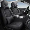 26 Nuevo Estilo Cabeza Dividida Piel Genuina Dibujos Animados 3D Transpirable Tridimensional Cobertura Total Cuatro Estaciones Universal Funda para Asiento de Coche Venta al por Mayor