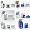 Caja blanca pequeña para calcetines, caja de cartón blanca, caja blanca plana, caja de color, caja de embalaje, caja de papel con doble inserto, logo impreso personalizado