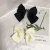 Estilo Coreano Elegante Moda Laço de Cetim Prendedor de Rabo de Cavalo Estilo Coreano Retrô Sensação de Alto Padrão Prendedor de Cabelo Traseiro Mulheres