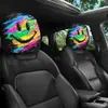 Funda para reposacabezas de coche con patrón de texto, funda para almohada de coche, funda de asiento a prueba de polvo, se puede personalizar con tu propio diseño como funda para reposacabezas y cuello