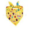Lenço Triangular de Natal para Pets Transfronteiriço Xadrez para Cães e Gatos Lenço de Saliva Lenço Estampado com Padrões Personalizáveis