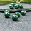 Cuentas Redondas de Turquesa Magnesita Optimizadas Verde Oscuro Verde Aceite Viejo Cuentas Sueltas Venta al por Mayor Accesorios Budistas para DIY Cuentas de Buda