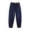 Para Comércio Exterior Transfronteiriço Europeu e Americano Roupas Femininas, Popular no Aliexpress, Outono Vintage Versátil Jeans de Duas Cores com Mangas Bufantes