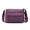 Nova bolsa feminina para viagem casual, bolsa de ombro em tecido de nylon multicamadas, bolsa transversal leve estilo coreano simples para mulheres, atacado