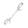 Colgador de Ropa Metálico con Gancho a Prueba de Viento de Cinco Eslabones Mágicos, Tendedero Metálico Plegable Multifuncional, Perchero para Ropa del Hogar