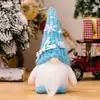 Nuevos suministros de decoración navideña adornos de gnomo coloridos muñeco de punto de Santa Rudolf sin rostro