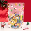 [Ventas Directas de Fábrica] Bolsa con Cierre Zip de Dibujos Animados Auto-parante Bolsa de Regalo Bolsa de Empaque Bolsa Sellada para Dulces de Navidad