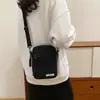 Bolsa Pequena de Lona Estilo Japonês Estilo Coreano Feminina Nova Primavera 2024 Leve Casual Prática Ombro Transversal Bolsa para Celular