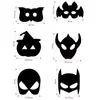 Accesorios de Pintura Graffiti Hechos a Mano DIY Papel de Rascar Creativo y Colorido Arte de Rascar de Halloween Pinturas Colgantes de Halloween