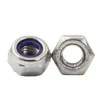 Tuerca Antiaflojante de Acero Inoxidable 304 Tuerca Antiaflojante Antideslizante Antirretroceso Hexagonal con Tapa de Tornillo de Bloqueo M2M3M4M5M6M8