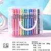 Bolígrafo Marcador Acrílico Nuevo Star Sparkle Flashing, No se Corre, Colores Apilables, Bolígrafo con Purpurina de Punta Suave para Dibujo Artístico de Estudiantes