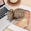 Temperamento retrô estampa de leopardo laço Novo estilo chinês prendedor de banana Toque de alta qualidade acessório de cabelo para coque Acessório de cabelo tipo garra para a parte de trás da cabeça