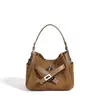 Bolso Cubo Nuevo Otoño/Invierno 2026, Bolso de Mano de Cuero Mate, Bolso Cruzado Vintage, Bolso de Hombro, Bolso de Mujer de Alta Gama