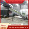 Secador de folha de prata com correia de malha grande conjunto de branqueamento e secagem de folha de ouro e prata linha de montagem equipamento de secagem de folha de videira de ouro e prata