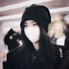 Gorro de Punto Fino para Mujer Estilo Coreano Estilo Japonés Versátil Gorro de Lana para Primavera y Otoño