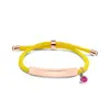 Pulseira de Corda de Mão Multicor Transfronteiriça Europeia e Americana Material em Branco Pronto para Uso Acessórios de Diamante Roxo Rosa Gravação Presente Pulseira de Aço Inoxidável