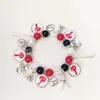 Pulseras de Cuentas de Equipo de la Liga Este de la MLB Philadelphia Phillies Mets Blue Jays Orioles Nationals Pulseras para Fans