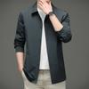2025 Primavera y Otoño Tops de Hombre Moda Solapa Casual Top Tops Sueltos Casual de Un Solo Botón Tops para Hombre a la Moda