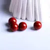 [Envío gratis] mineral bruto natural arena de oro púrpura cuentas medio agujero cinabrio 8 mm cuentas redondas cuentas sueltas hechas a mano aretes diy