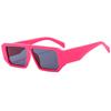 Nuevas gafas de sol cuadradas de moda europea y americana que combinan con todo, gafas de sol anti-UV para exteriores y ocio de celebridades de Internet.