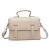 Celebridade da Internet Cor Sólida Popular Bolsa Pequena 2023 Nova Moda Nicho Simples Estilo Coreano Retrô Ombro Feminina Pequena Quadrada