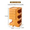 Mueble de Almacenamiento Creativo Nordic inss Celebridad de Internet Colocable para Oficina Dormitorio Gabinete Móvil Extensible Lateral de Sofá
