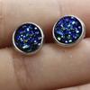 Aretes de Acero Inoxidable de 8mm Hechos por el Fabricante, Aretes Sencillos Personalizados de Gipsófila para Niños, Exquisitos