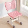 Cadeira Elevatória Escolar Simples, Cadeira para Estudo em Casa, Cadeira de Escrita para Aluno do Ensino Fundamental, Banco para Mesa Infantil, Cadeira com Encosto para Quarto de Estudante