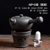 Estufa de alcohol de arena púrpura creativa estufa para preparar té tetera viaje al aire libre juego de té kung fu infusor de té lámpara de alcohol calentador de té