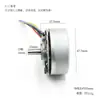 Placa de Control de Velocidad PWM para Motor sin Escobillas Bl4825 Regulador de Velocidad para Motor DC Interruptor de Giro Adelante y Atrás con Controlador DC12V