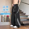 Pantalones Casuales Rectos Sueltos a Rayas Patchwork Estilo Verano 2026 para Hombre K6760-TeP35 Precio de Venta Sugerido 88